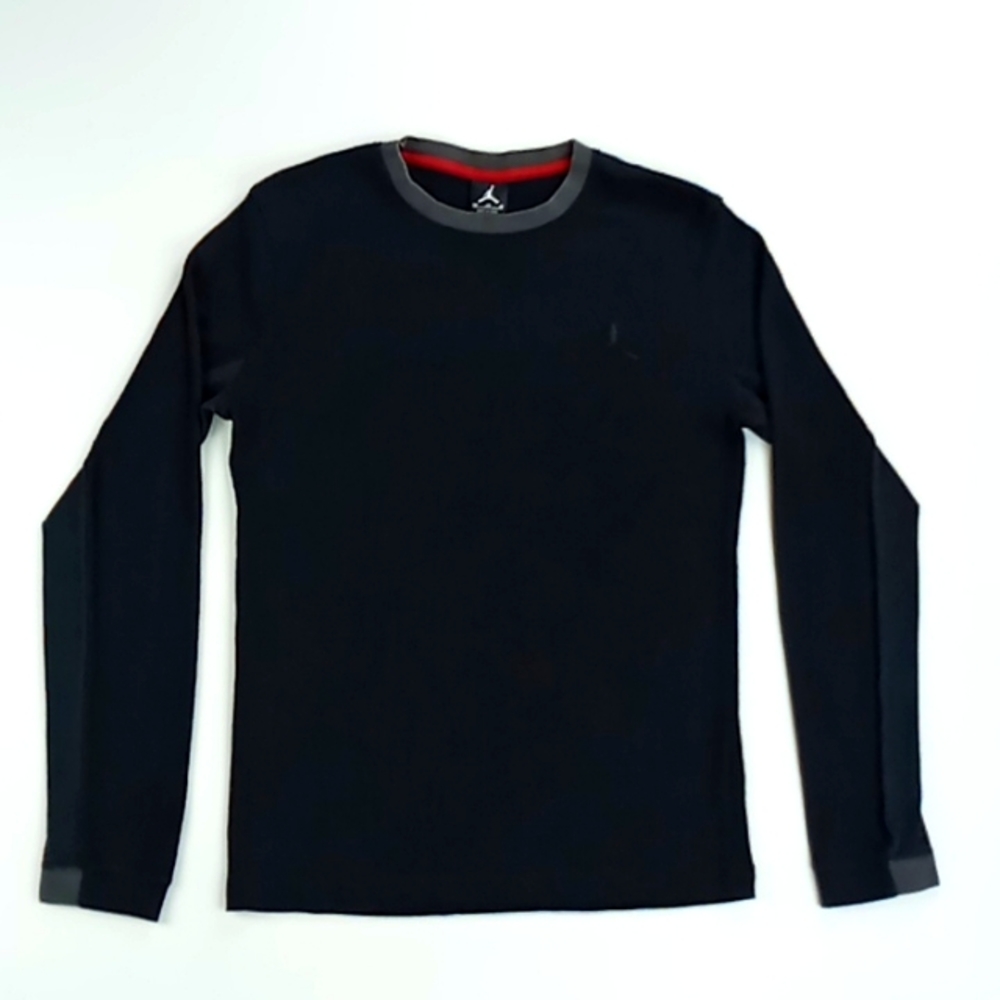 Nike Air Jordan"Jumpman" Men's Thermal Long Sleeve Shirt Size M Black